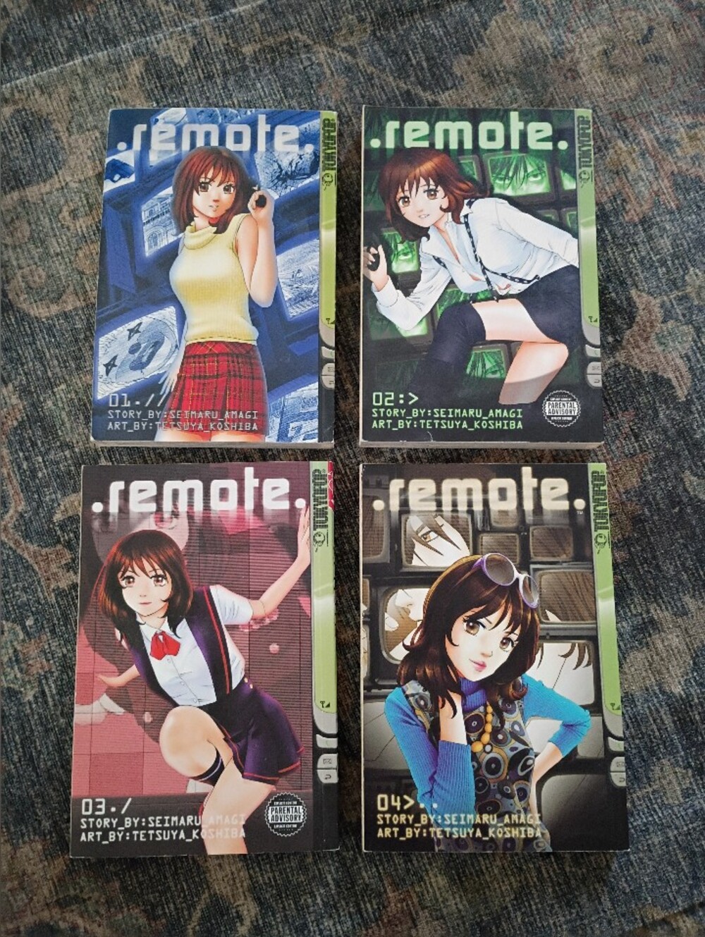 Remote Manga Volumes Set 1-4